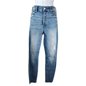 MOTHER Women's Straight Leg Jeans - Light Blue Wash